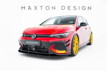 Volkswagen Golf GTI Clubsport Mk8 Facelift 2024+ Street Pro Frontsplitter / Frontläpp Maxton Design